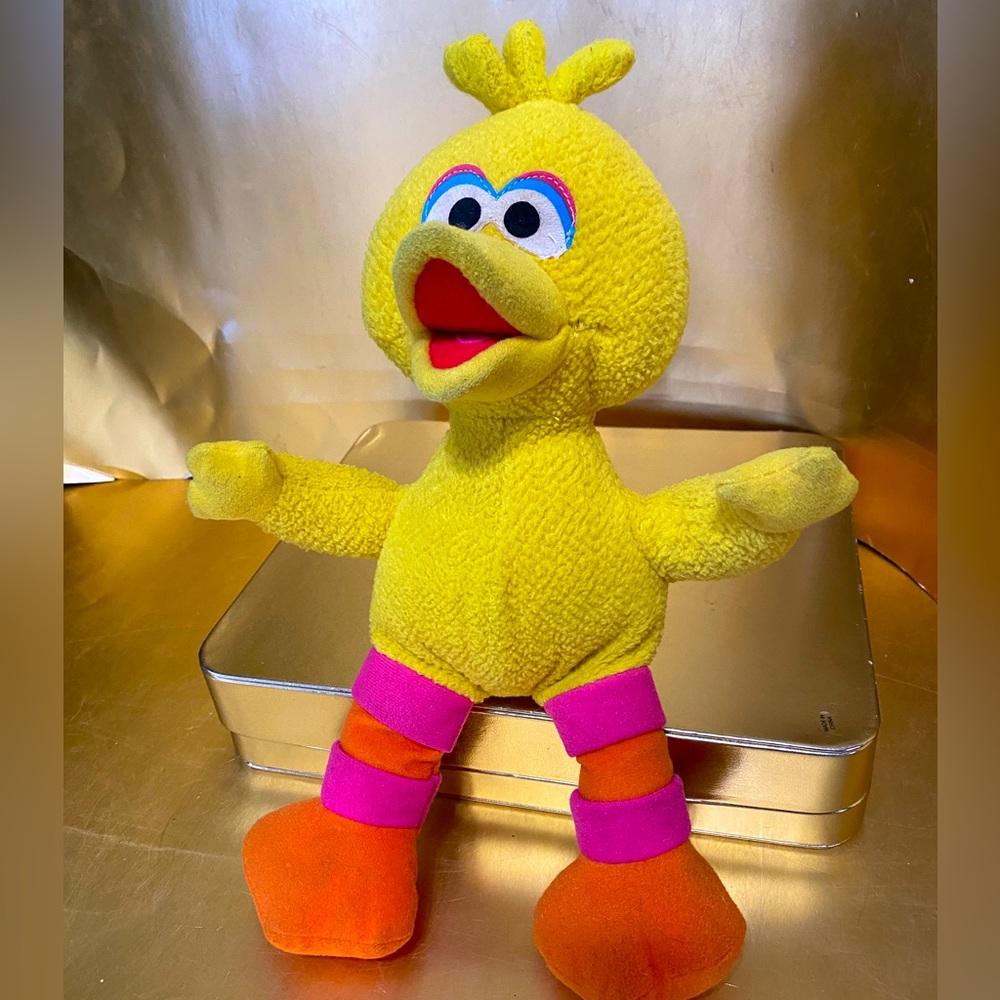 SESAME STREET VTG 1998 MY FIRST PAL BIG BIRD JIM HENSON MUPPET PLUSH TYCO 10”